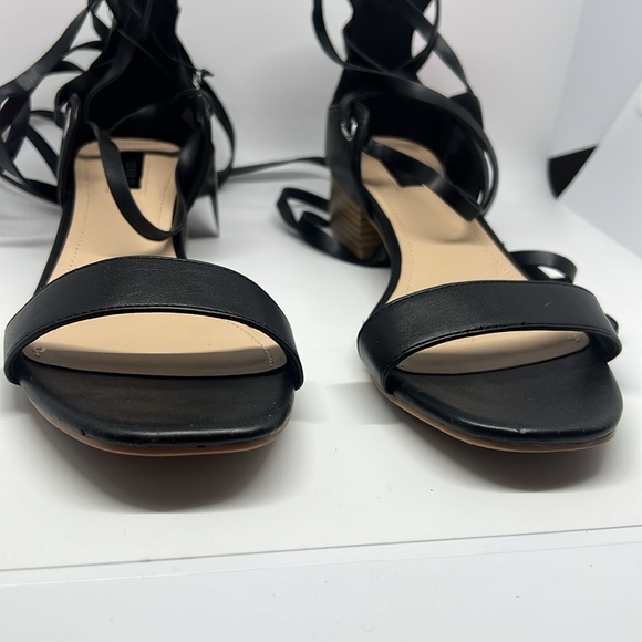 Forever 21 Black Strappy Sandals - Picture 7 of 10